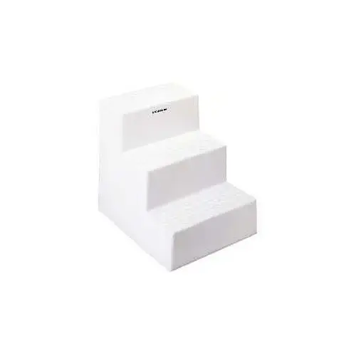 Three-Step Polyethylene Dock Step White Three-Step Polyethylene Dock Step White