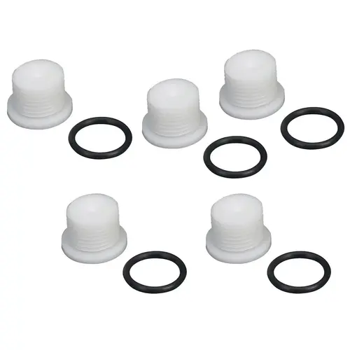 5 Spare Plugs with O-Rings 5 Spare Plugs with O-Rings