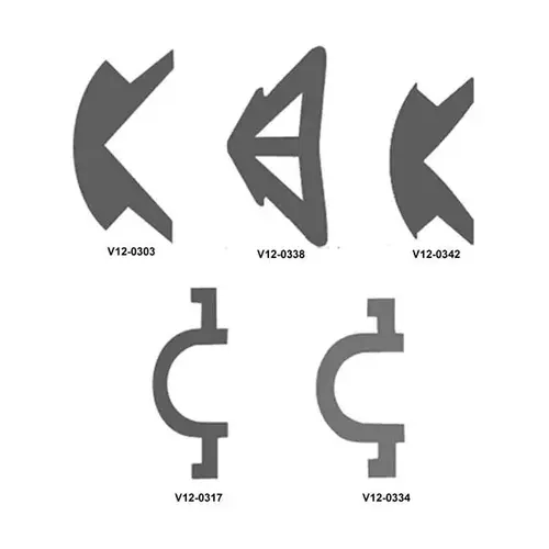 Flexible Vinyl Rubrail Insert - Model V12-0338, 50 ft kit Black Flexible Vinyl Rubrail Insert - Model V12-0338, 50 ft kit Black
