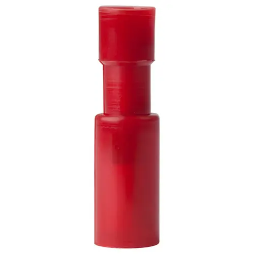 22-18 AWG Female Nylon Snap Plugs, Red, 4-Pack 22-18 AWG Female Nylon Snap Plugs, Red, 4-Pack