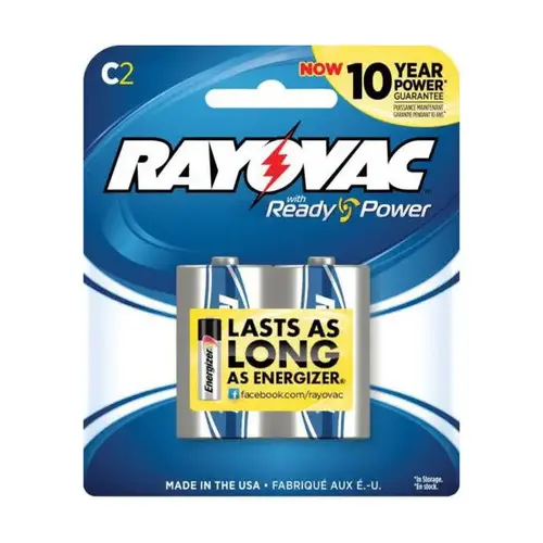 Alkaline "C" Batteries 2 Pack Alkaline "C" Batteries 2 Pack