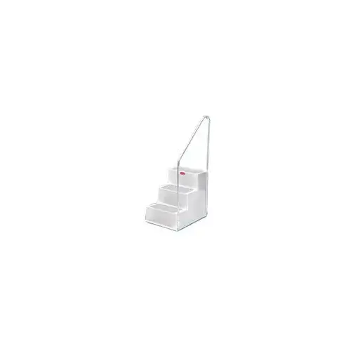 3-Step Dock Steps Handrail Silver 3-Step Dock Steps Handrail Silver