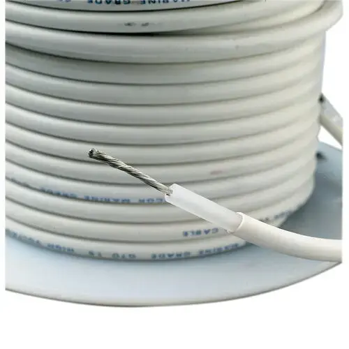 High-Voltage Antenna Lead-in Wire, Sold per Foot White High-Voltage Antenna Lead-in Wire, Sold per Foot White