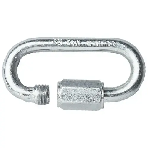 Galvanized-Steel Quick Link, 5/16" Wire Dia., 2-15/16 inchL, 3450lb. Breaking Strength Galvanized-Steel Quick Link, 5/16" Wire Dia., 2-15/16 inchL, 3450lb. Breaking Strength
