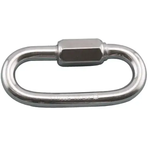 Quick Link, 1/8" Wire Dia., 1-3/8"L, 450lb. Min. Break Strength Quick Link, 1/8" Wire Dia., 1-3/8"L, 450lb. Min. Break Strength