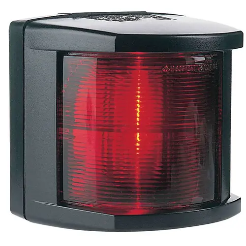 2984 Side Mount Port Navigation Light, 2 Nautical Miles Visibility Red with Black Housing 2984 Side Mount Port Navigation Light, 2 Nautical Miles Visibility Red with Black Housing