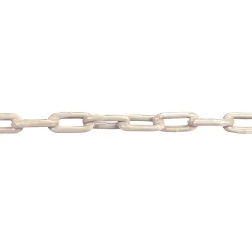 PVC-Coated Chain, White, 5/16" x 5 ft PVC-Coated Chain, White, 5/16" x 5 ft