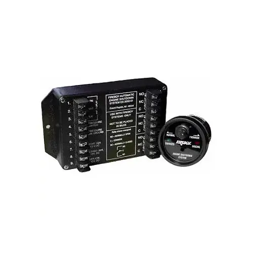 ELS 5-Circuit Automatic Engine Shutdown System, 3 10A Relays ELS 5-Circuit Automatic Engine Shutdown System, 3 10A Relays