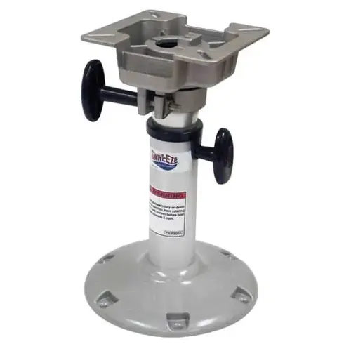 Swivl-Eze Adjustable Seat Pedestal Silver Swivl-Eze Adjustable Seat Pedestal Silver