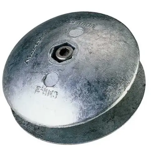 Aluminum, 1 7/8" dia., 1/4" thickness Aluminum, 1 7/8" dia., 1/4" thickness
