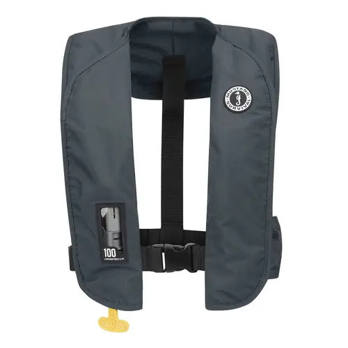 MIT 100 Convertible Automatic/Manual Inflatable PFDs Admiral Gray MIT 100 Convertible Automatic/Manual Inflatable PFDs Admiral Gray
