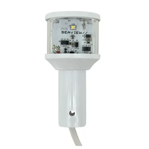 3 NM Round LED Masthead and All-Round C-5 Navigation Light, White 3 NM Round LED Masthead and All-Round C-5 Navigation Light, White