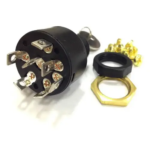 4-Position Push To Choke Magneto Ignition Switch, Accessory-Off-Run-Start 4-Position Push To Choke Magneto Ignition Switch, Accessory-Off-Run-Start