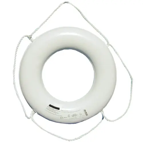 30" Dia. Type IV Ring Buoy White 30" Dia. Type IV Ring Buoy White
