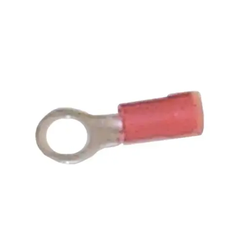 EC04030-100 Ring Terminal Size: 10 Wire Gauge: 22-18 Red (100 per pack) EC04030-100 Ring Terminal Size: 10 Wire Gauge: 22-18 Red (100 per pack)