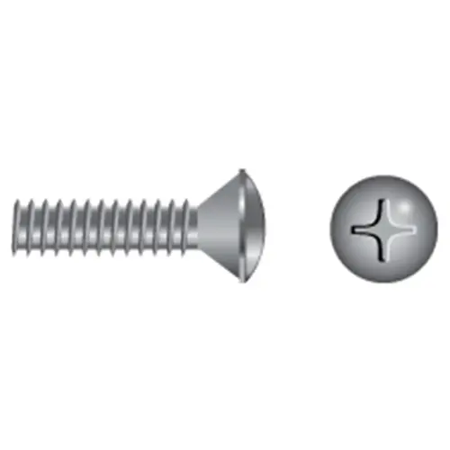 12-24 X 1 1/2" Stainless Steel Phillips Oval Head Coarse Thread Machine Screws, 100-Pack 12-24 X 1 1/2" Stainless Steel Phillips Oval Head Coarse Thread Machine Screws, 100-Pack