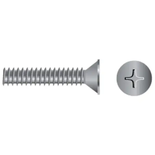 12-24 X 2 1/2" Stainless Steel Phillips Flat Head Coarse Thread Machine Screws, 25-Pack 12-24 X 2 1/2" Stainless Steel Phillips Flat Head Coarse Thread Machine Screws, 25-Pack