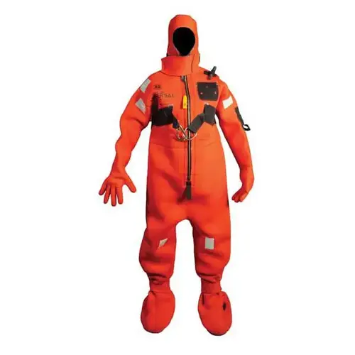 Immersion Suit, Adult Small, 110-200lbs. Orange Immersion Suit, Adult Small, 110-200lbs. Orange