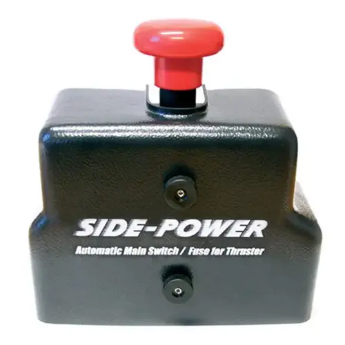 Side-Power Automatic Main Switch and Fuse Holder Compact (without Fuse) for Thruster Side-Power Automatic Main Switch and Fuse Holder Compact (without Fuse) for Thruster