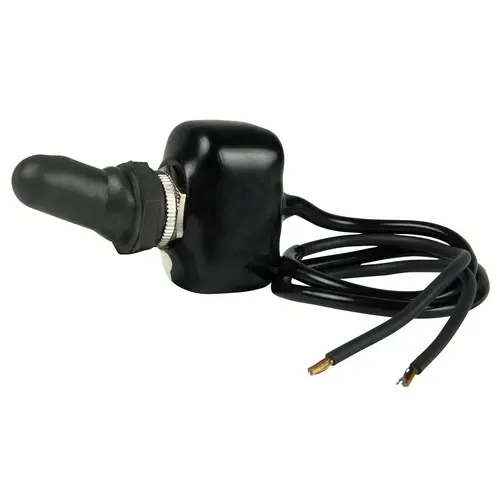 Water-Resistant Toggle Switch, Off/On, SPST Water-Resistant Toggle Switch, Off/On, SPST