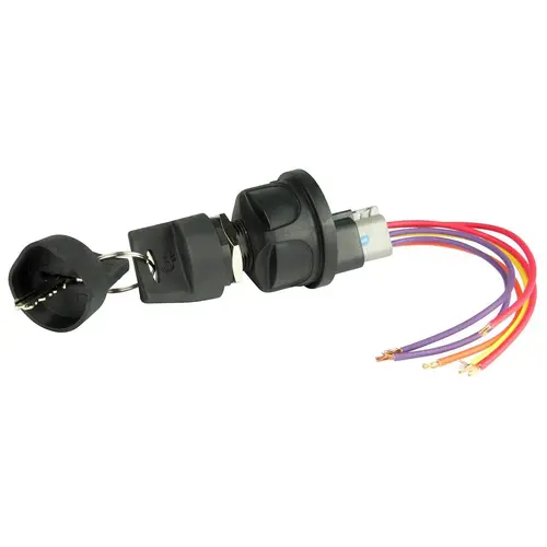 4 Position Sealed Ignition Switch, Accessory/Off/Ignition&Accessory/Start 4 Position Sealed Ignition Switch, Accessory/Off/Ignition&Accessory/Start