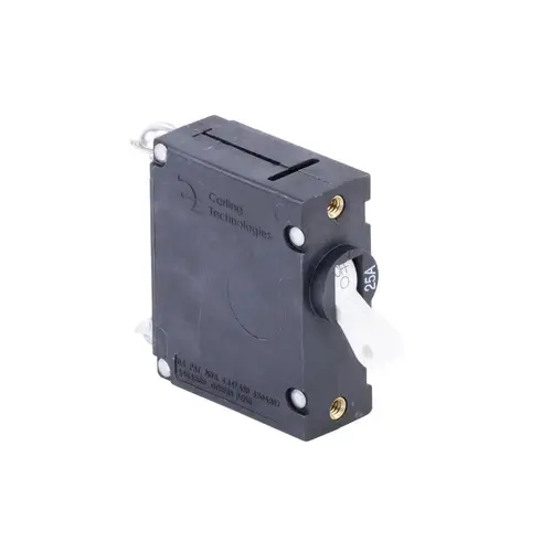 Circuit Breaker, Standard White Toggle, Single Pole, 25A Circuit Breaker, Standard White Toggle, Single Pole, 25A