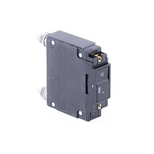 Circuit Breaker, Rocker, Flat, Single Pole, 60A Circuit Breaker, Rocker, Flat, Single Pole, 60A