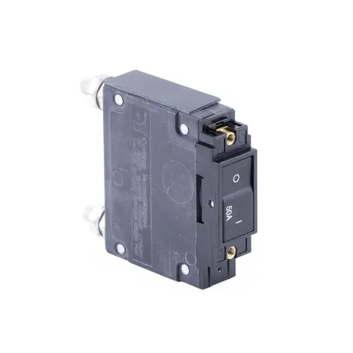Circuit Breaker, Rocker, Flat, Single Pole, 50A Circuit Breaker, Rocker, Flat, Single Pole, 50A