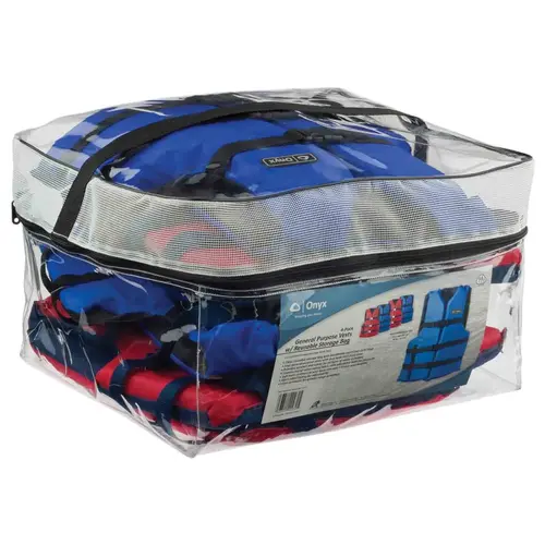 General Purpose Life Jacket, Adult, 4-Pack General Purpose Life Jacket, Adult, 4-Pack