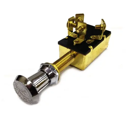 Push-Pull Switch, 15 Amps, Off-On(1)-On(2&3) SPDT Push-Pull Switch, 15 Amps, Off-On(1)-On(2&3) SPDT