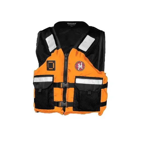 AV-500 Crew, Type III Industrial PFD Life Jacket, Orange/Black, XX-Large/XXX-Large AV-500 Crew, Type III Industrial PFD Life Jacket, Orange/Black, XX-Large/XXX-Large