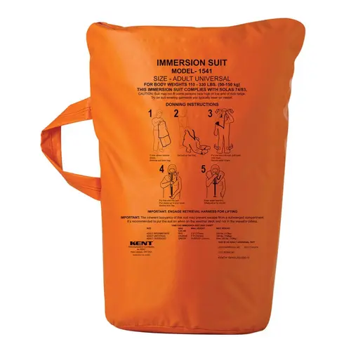 Immersion Suit Bag USCG, Orange, Adult/Universal Immersion Suit Bag USCG, Orange, Adult/Universal