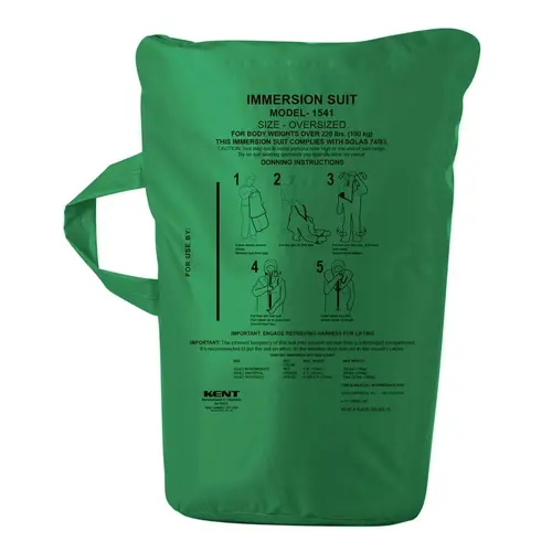 Immersion Suit Bag USCG/SOLAS/MED, Green, Adult/Universal Immersion Suit Bag USCG/SOLAS/MED, Green, Adult/Universal