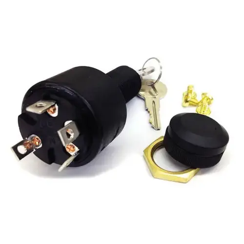 4-Position Ignition Switch Conventional, Accessory-Off-Run-Start 4-Position Ignition Switch Conventional, Accessory-Off-Run-Start