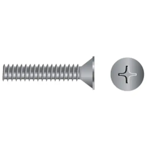 3/8-16 X 2 1/2" Stainless Steel Phillips Flat-Head Coarse Thread Machine Screws, 10-Pack 3/8-16 X 2 1/2" Stainless Steel Phillips Flat-Head Coarse Thread Machine Screws, 10-Pack