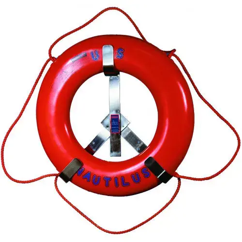 Stainless Steel Rack for 30" Dia. Ring Buoy Stainless Steel Rack for 30" Dia. Ring Buoy