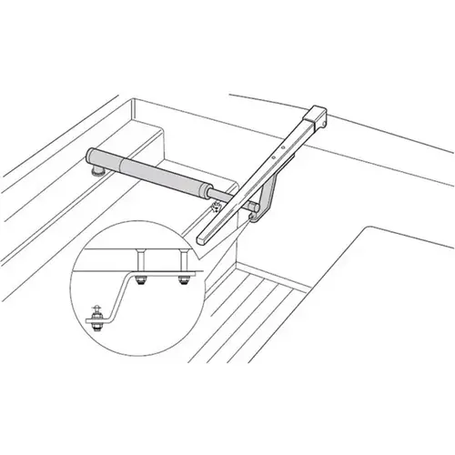5" ST 2000/4000 Tiller Bracket 5" ST 2000/4000 Tiller Bracket