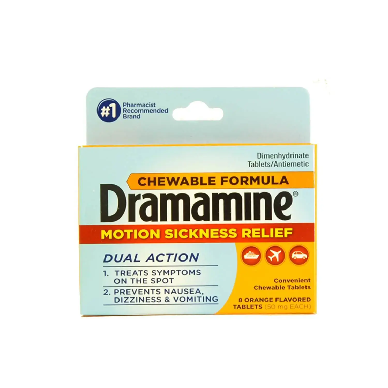 DRAMAMINE Dramamine Chewable 1810CH