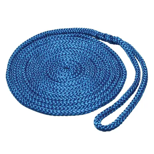 3/8" x 15 ft 12-Strand Polypropylene Inland Dock Line, Royal Blue 3/8" x 15 ft 12-Strand Polypropylene Inland Dock Line, Royal Blue