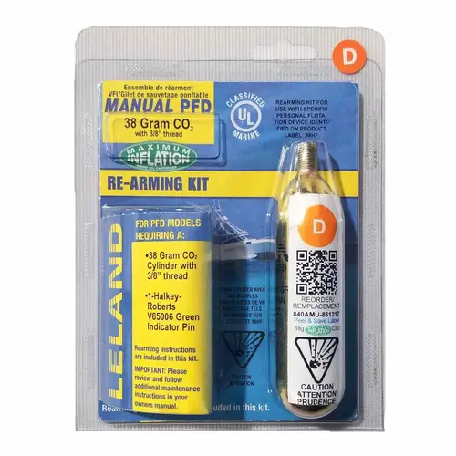 38 Gram Inflatable PFD Rearming Kit, Manual 38 Gram Inflatable PFD Rearming Kit, Manual