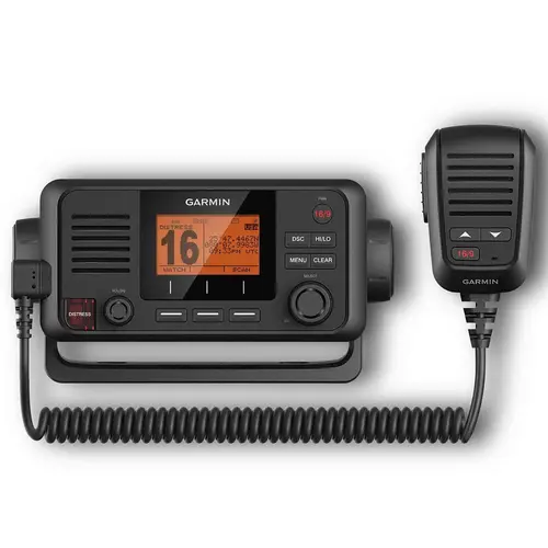 VHF 115 Fixed-Mount Radio with Plug and Play via NMEA 2000 network Black VHF 115 Fixed-Mount Radio with Plug and Play via NMEA 2000 network Black
