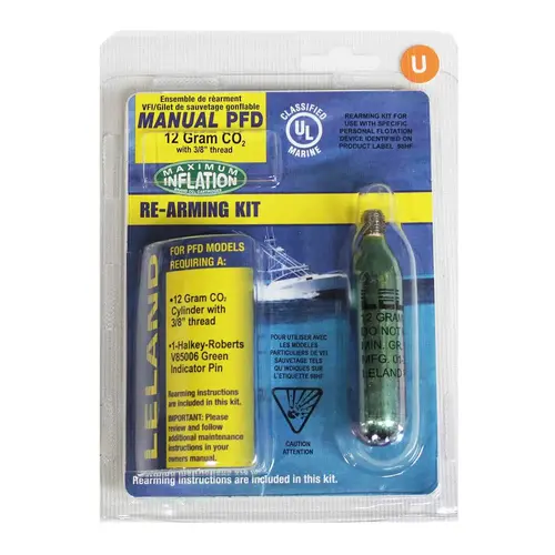 12 Gram Inflatable PFD Rearming Kit, Manual 12 Gram Inflatable PFD Rearming Kit, Manual