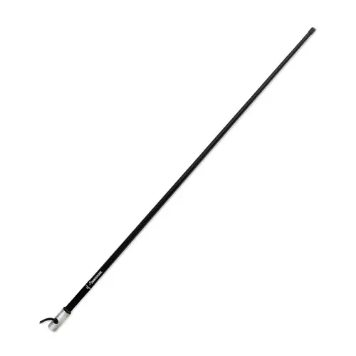 4 ft, 3 dB Classic VHF, w/ chrome ferrule and 15 ft RG-58 cable IN BLACK 4 ft, 3 dB Classic VHF, w/ chrome ferrule and 15 ft RG-58 cable IN BLACK