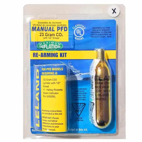 Leland 23 Gram Inflatable PFD Rearming Kit, Manual Leland 23 Gram Inflatable PFD Rearming Kit, Manual