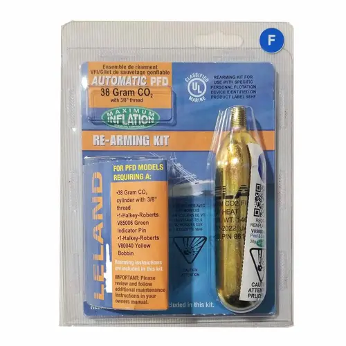 38 Gram Inflatable PFD Rearming Kit for V85000 Series, Automatic 38 Gram Inflatable PFD Rearming Kit for V85000 Series, Automatic
