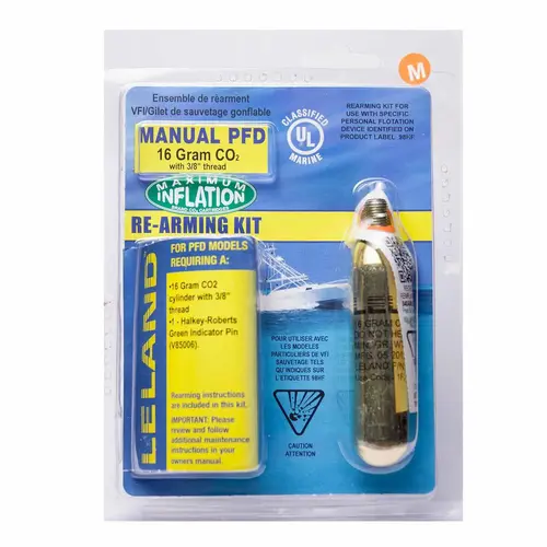 16 Gram Inflatable PFD Rearming Kit, Manual 16 Gram Inflatable PFD Rearming Kit, Manual