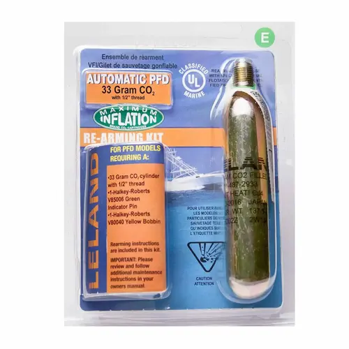 33 Gram Inflatable PFD Rearming Kit for V85000 Series, Automatic 33 Gram Inflatable PFD Rearming Kit for V85000 Series, Automatic