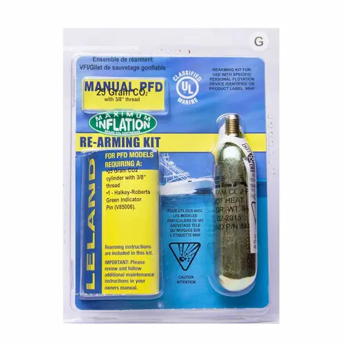 25 Gram Inflatable PFD Rearming Kit, Manual 25 Gram Inflatable PFD Rearming Kit, Manual