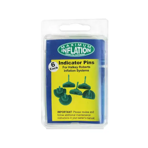 Green Replacement Indicator Pins, 6-Pack Green Replacement Indicator Pins, 6-Pack