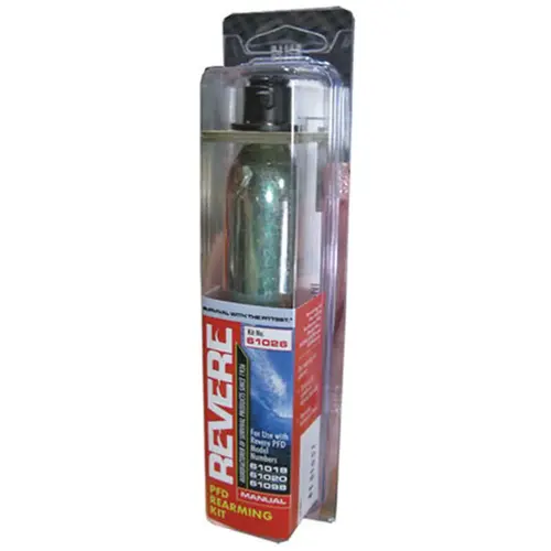 Inflatable Life Jacket Rearming Kit Manual 33 g. 1/2" Bayonet Inflatable Life Jacket Rearming Kit Manual 33 g. 1/2" Bayonet